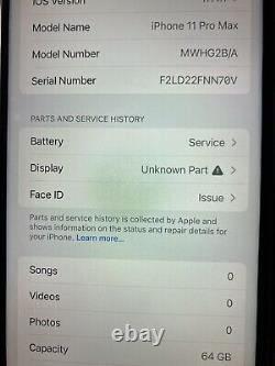 Apple iPhone 11 Pro Max 64GB Gold (Unlocked) A2218 (CDMA + GSM) See Pics