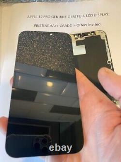 Apple iPhone 12/12 Pro GENUINE LCD Screen Display PRISTINE AAA++ 100% GENUINE