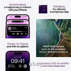 Apple iPhone 14 Pro (128 GB) Deep Purple (Brand New)