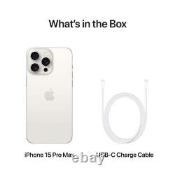 Apple iPhone 15 Pro Max iPhone 15 Pro Max Mobile Phone 512 GB In White Titanium