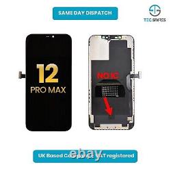 For iPhone 12 Pro Max LCD Display Touch Screen Digitizer Replacement No Move IC