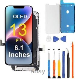 For iPhone 13 Pro Soft OLED Display Digitizer Screen Replacement+Glue