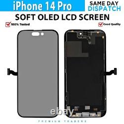 For iPhone 14 Pro LCD Soft OLED Display Touch Screen Digitizer Good 100% Quality