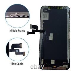 GX For iPhone X Xs 11 12 13 Pro MAX OLED Display Touch Screen Replacement