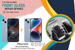 IPhone 12 13 14 15 Cracked LCD Display Screen Repair Top Glass Replacement