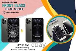 IPhone 12 13 14 15 Cracked LCD Display Screen Repair Top Glass Replacement