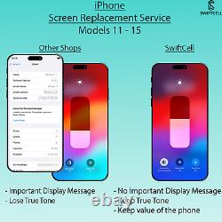 IPhone screen repair service No Unknown part message